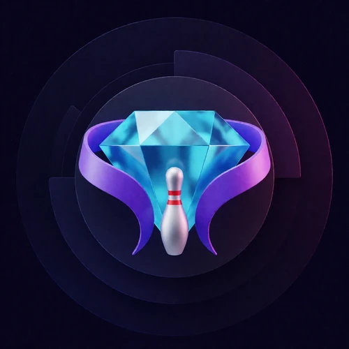 Kristallines Neon-Emblem f&uuml;r NetEnt als Provider hochwertig animierter Casino-Spiele